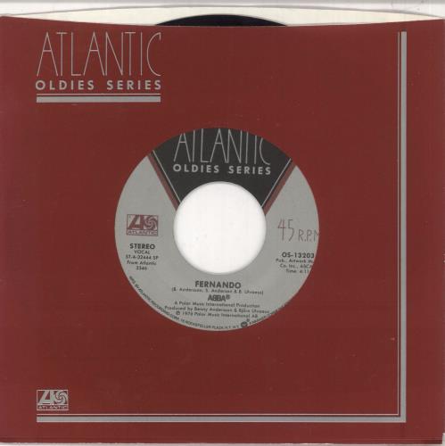 Abba Fernando 7" vinyl single (7 inch record / 45) US ABB07FE749627