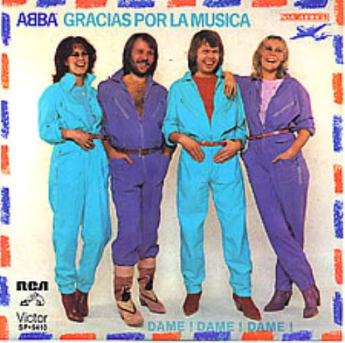 Abba Gracias Por La Musica 7" vinyl single (7 inch record / 45) Mexican ABB07GR253547