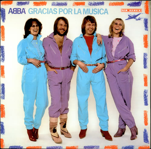 Abba Gracias Por La Musica vinyl LP album (LP record) Canadian ABBLPGR72935