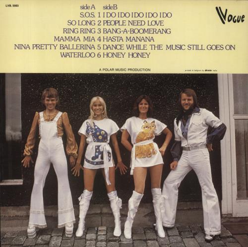 Abba Greatest Hits vinyl LP album (LP record) French ABBLPGR144395
