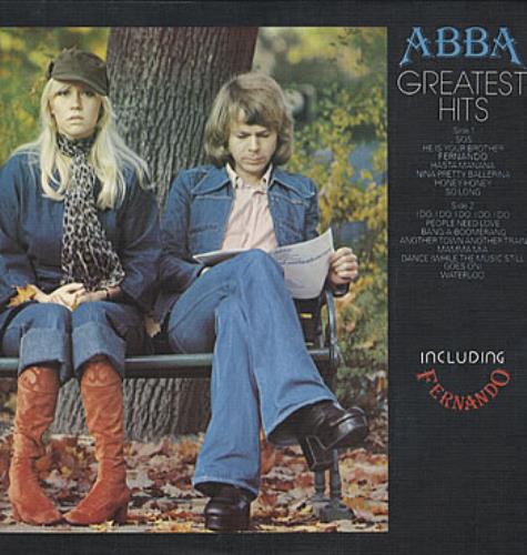 Abba Greatest Hits vinyl LP album (LP record) Italian ABBLPGR317280