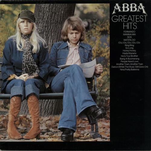 Abba Greatest Hits vinyl LP album (LP record) UK ABBLPGR442698