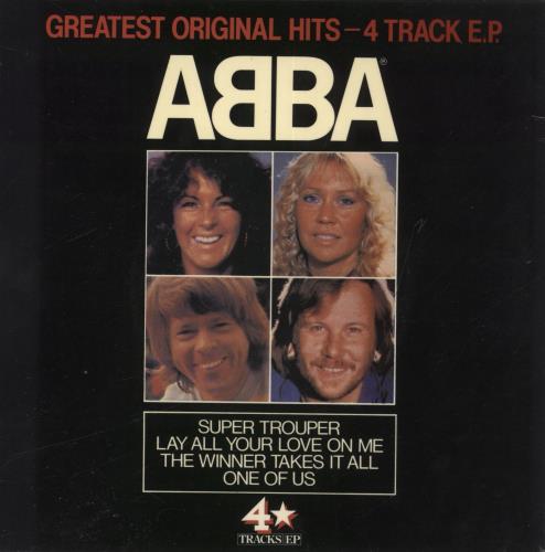 Abba Greatest Original Hits EP 7" vinyl single (7 inch record / 45) UK ABB07GR847409