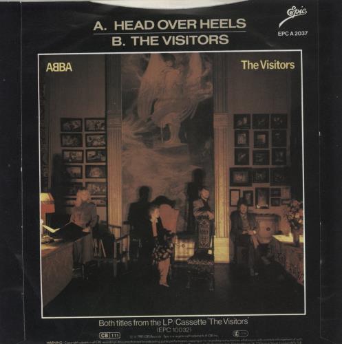 Abba Head Over Heels 7" vinyl single (7 inch record / 45) UK ABB07HE42475