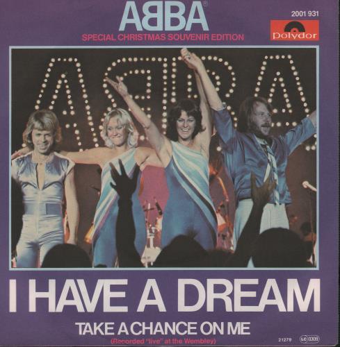 Abba I Have A Dream 7" vinyl single (7 inch record / 45) German ABB07IH56449