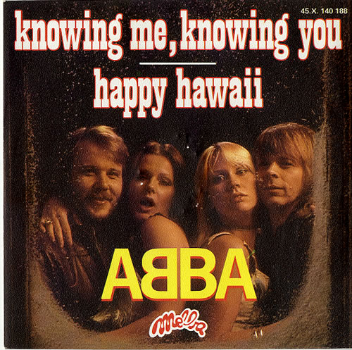 Abba Knowing Me Knowing You - EX 7" vinyl single (7 inch record / 45) French ABB07KN609949