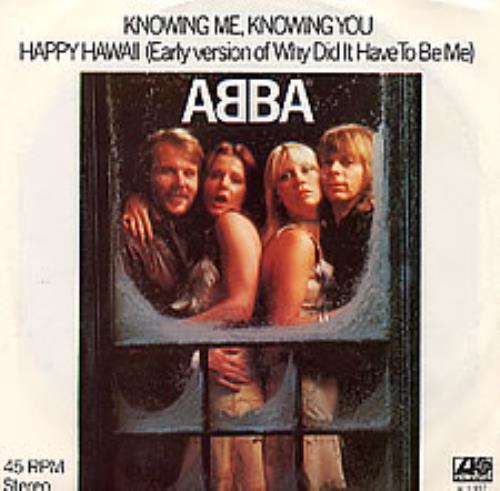 Abba Knowing Me Knowing You 7" vinyl single (7 inch record / 45) US ABB07KN101059