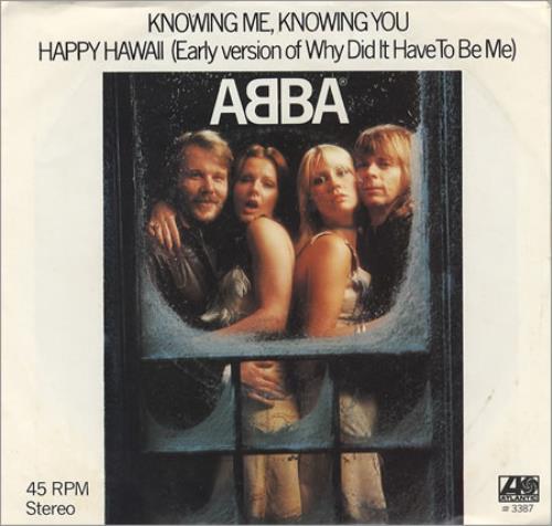Abba Knowing Me, Knowing You 7" vinyl single (7 inch record / 45) US ABB07KN255711