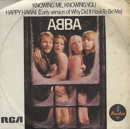 Abba Knowing Me, Knowing You 7" vinyl single (7 inch record / 45) Colombian ABB07KN334725