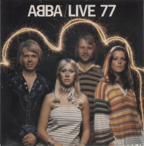 Abba Live 77 - Gold Flexi 7" vinyl single (7 inch record / 45) Swedish ABB07LI52929