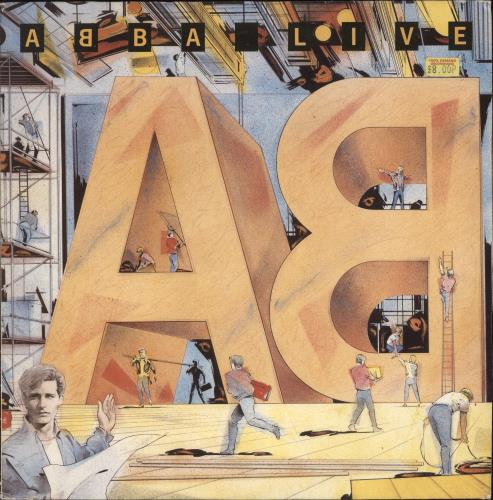 Abba Live vinyl LP album (LP record) Polish ABBLPLI875493