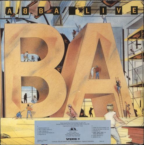 Abba Live vinyl LP album (LP record) Polish ABBLPLI875493
