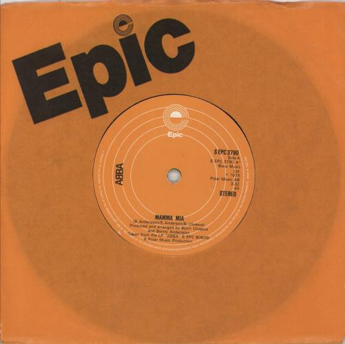 Abba Mamma Mia - 2nd 7" vinyl single (7 inch record / 45) UK ABB07MA02094