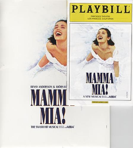 Abba Mamma Mia - The Musical media press pack US ABBPPMA311166