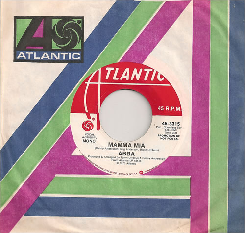 Abba Mamma Mia 7" vinyl single (7 inch record / 45) US ABB07MA443173