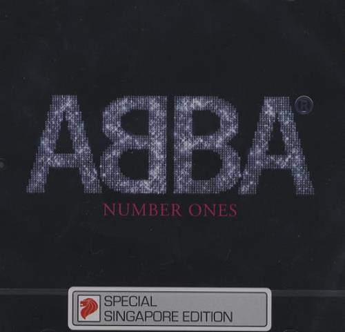 Abba Number Ones CD album (CDLP) Singapore ABBCDNU383596