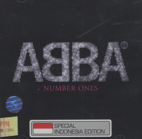 Abba Number Ones CD album (CDLP) Indonesian ABBCDNU390865