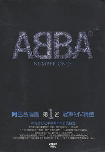 Abba Number Ones DVD Taiwanese ABBDDNU393864