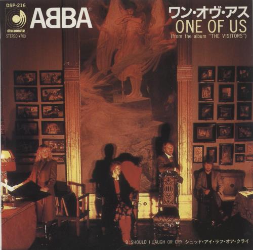 Abba One Of Us 7" vinyl single (7 inch record / 45) Japanese ABB07ON43978