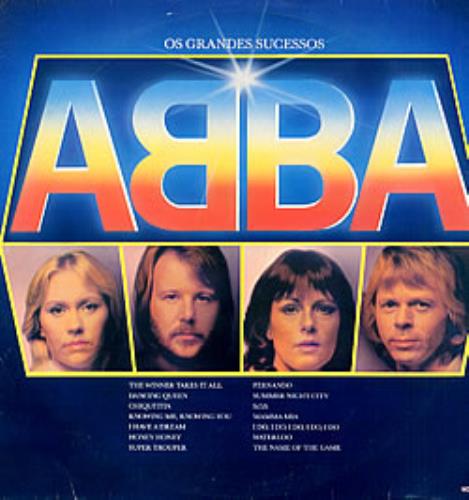 Abba Os Grandes Sucessos vinyl LP album (LP record) Brazilian ABBLPOS235565
