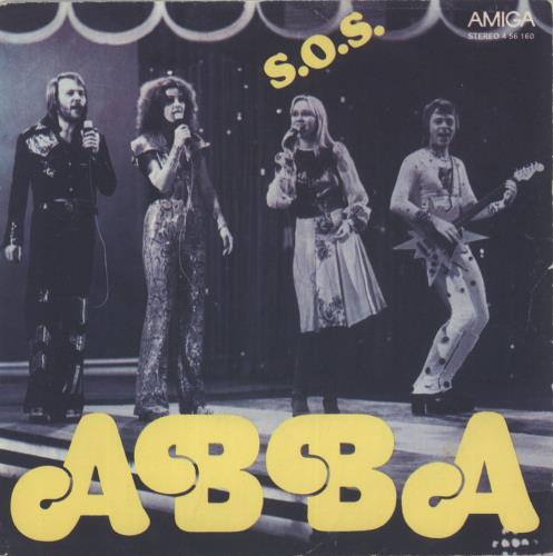 Abba S.O.S. 7" vinyl single (7 inch record / 45) German ABB07SO181916