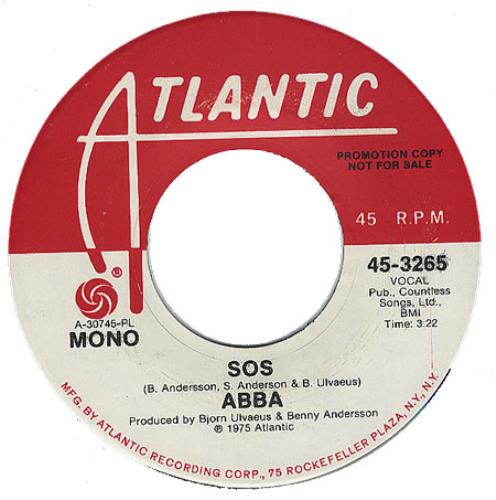 Abba S.O.S. 7" vinyl single (7 inch record / 45) Mexican ABB07SO242647