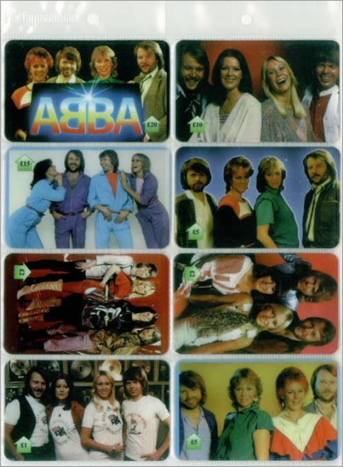 Abba Set Of Phonecards phone card UK ABBPCSE447689