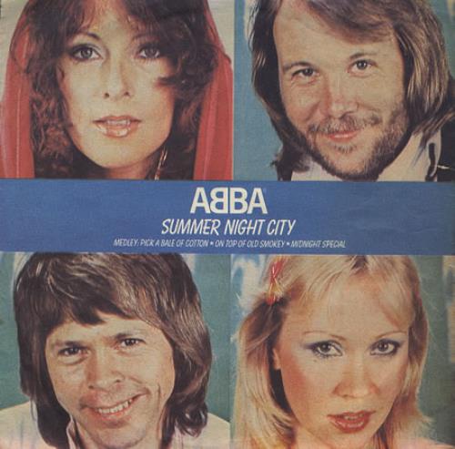 Abba Summer Night City 7" vinyl single (7 inch record / 45) Colombian ABB07SU280824