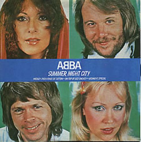 Abba Summer Night City 7" vinyl single (7 inch record / 45) Australian ABB07SU58317