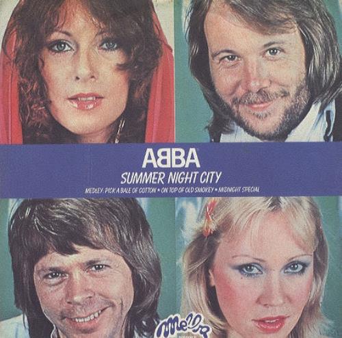 Abba Summer Night City 7" vinyl single (7 inch record / 45) French ABB07SU78947