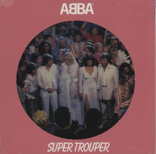 Abba Super Trouper - Opened 7" vinyl picture disc (7 inch picture disc single) UK ABB7PSU758824