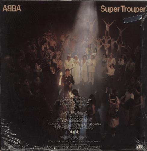 Abba Super Trouper - shrink vinyl LP album (LP record) US ABBLPSU649967