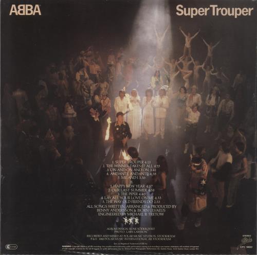 Abba Super Trouper - Win A Saab Sleeve - Shrink vinyl LP album (LP record) UK ABBLPSU863386