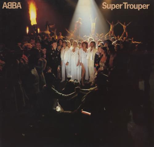 Abba Super Trouper vinyl LP album (LP record) UK ABBLPSU402083