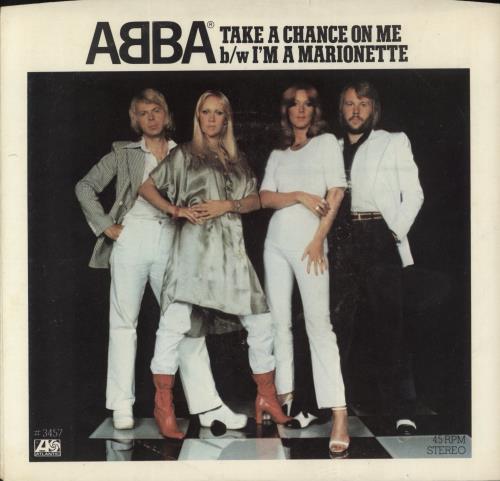 Abba Take A Chance On Me 7" vinyl single (7 inch record / 45) US ABB07TA48341