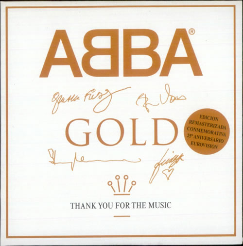 Abba Thank You For The Music CD single (CD5 / 5") Spanish ABBC5TH155267