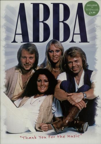 Abba Thank You For The Music book UK ABBBKTH652324