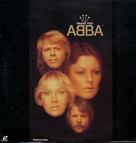 Abba Thank You laserdisc / lazerdisc Japanese ABBLZTH262577