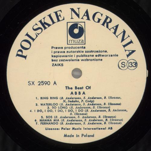 Abba The Best Of Abba - VG 2-LP vinyl record set (Double LP Album) Polish ABB2LTH569194