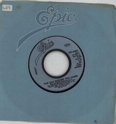 Abba The Day Before You Came - Injection Wide 7" vinyl single (7 inch record / 45) UK ABB07TH677380