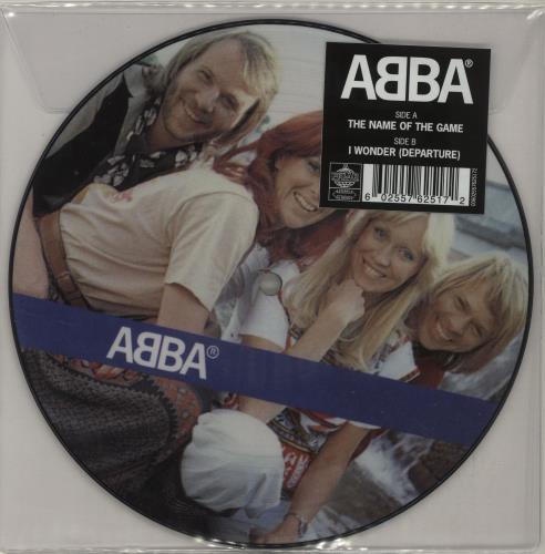 Abba The Name Of The Game / I Wonder (Departure) 7" vinyl picture disc (7 inch picture disc single) Dutch ABB7PTH686868