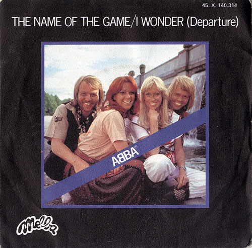 Abba The Name Of The Game 7" vinyl single (7 inch record / 45) French ABB07TH174257