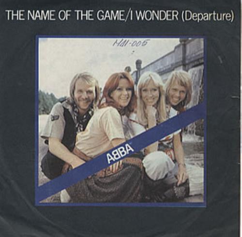 Abba The Name Of The Game 7" vinyl single (7 inch record / 45) Colombian ABB07TH307475