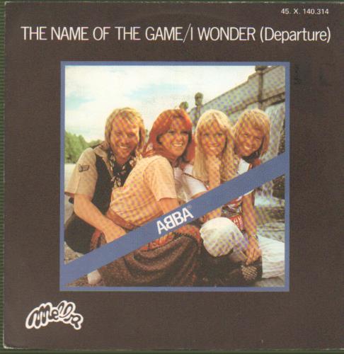 Abba The Name Of The Game 7" vinyl single (7 inch record / 45) French ABB07TH658248