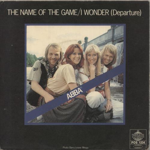 Abba The Name Of The Game 7" vinyl single (7 inch record / 45) Swedish ABB07TH81454