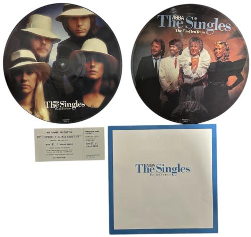 Abba The Singles - The First Ten Years - Stickered Box Vinyl Box Set UK ABBVXTH862962