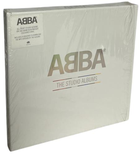 Abba The Studio Albums - Coloured Vinyl Collection - Shrink Vinyl Box Set UK ABBVXTH808900