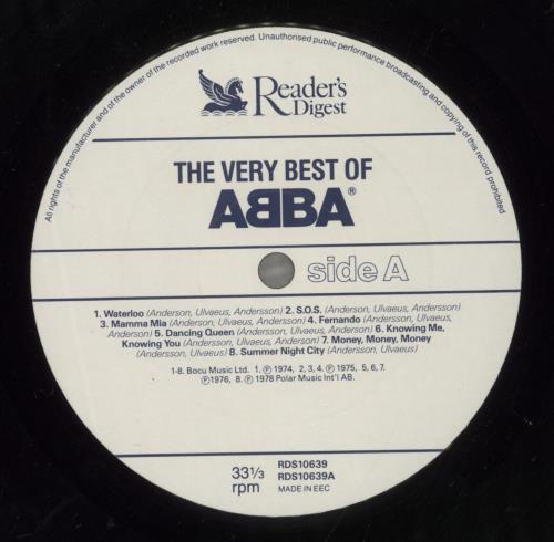 Abba The Very Best Of vinyl LP album (LP record) UK ABBLPTH229720