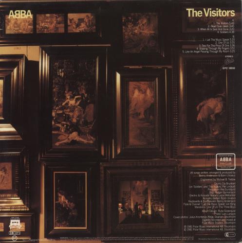 Abba The Visitors vinyl LP album (LP record) UK ABBLPTH238219