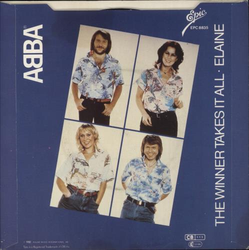 Abba The Winner Takes It All 7" vinyl single (7 inch record / 45) UK ABB07TH38698